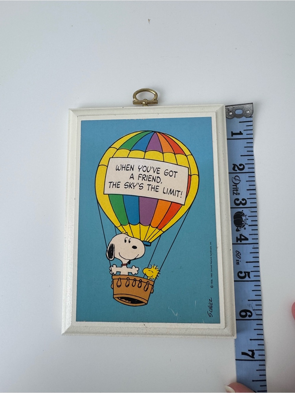 Vintage Snoopy Hallmark Wood Plaque - Picture 5 of 6